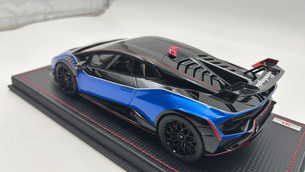 MR Collection 1:18 - Modellino di auto - Lamborghini Huracan STJ Blu Eliadi - (cod.B59) #2.1