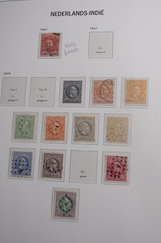 Dutch East Indies and New Guinea  - Collection starting from classical in a luxury DAVO album with cassette. #2.1