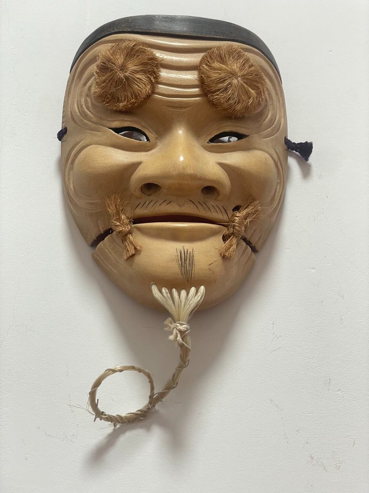 Mask - 日本的传统戏剧木制面具 (没有保留价) #3.2