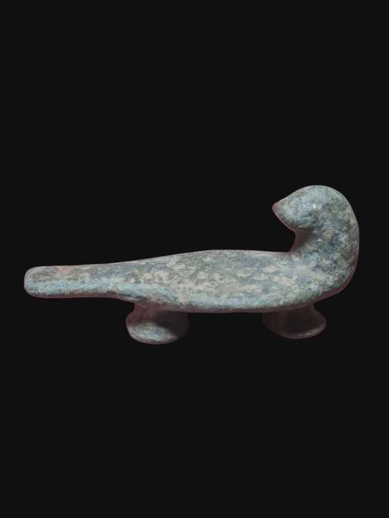 古罗马 黄铜色 有趣的鸭子雕像  (没有保留价) #1.0