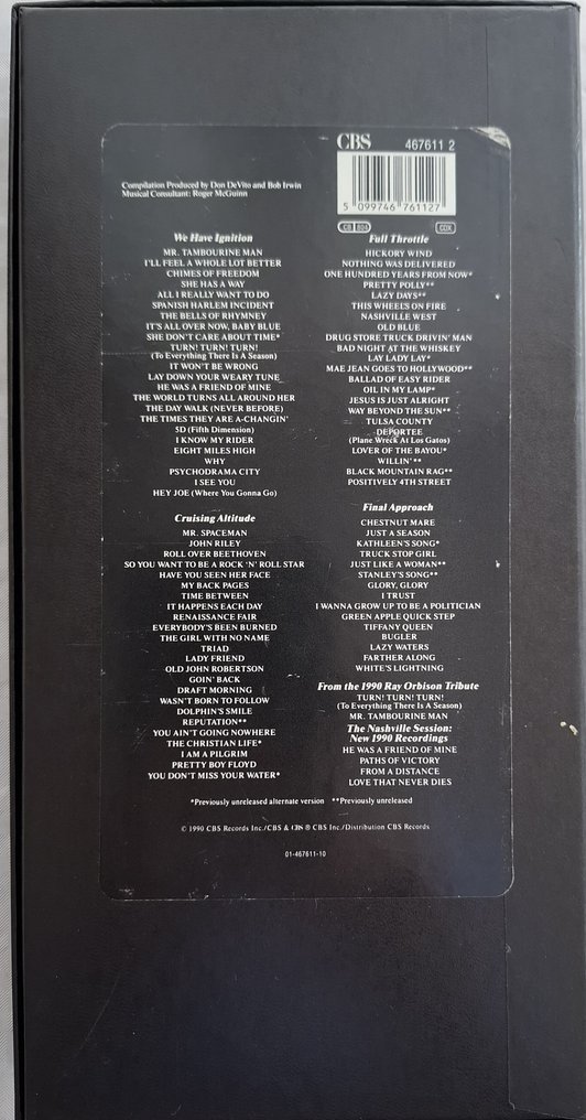 Byrds, Bob Dylan - The Byrds (4-CD Boxset) / Dylan (3-CD) - CD-Box-Set - 1990 #3.2