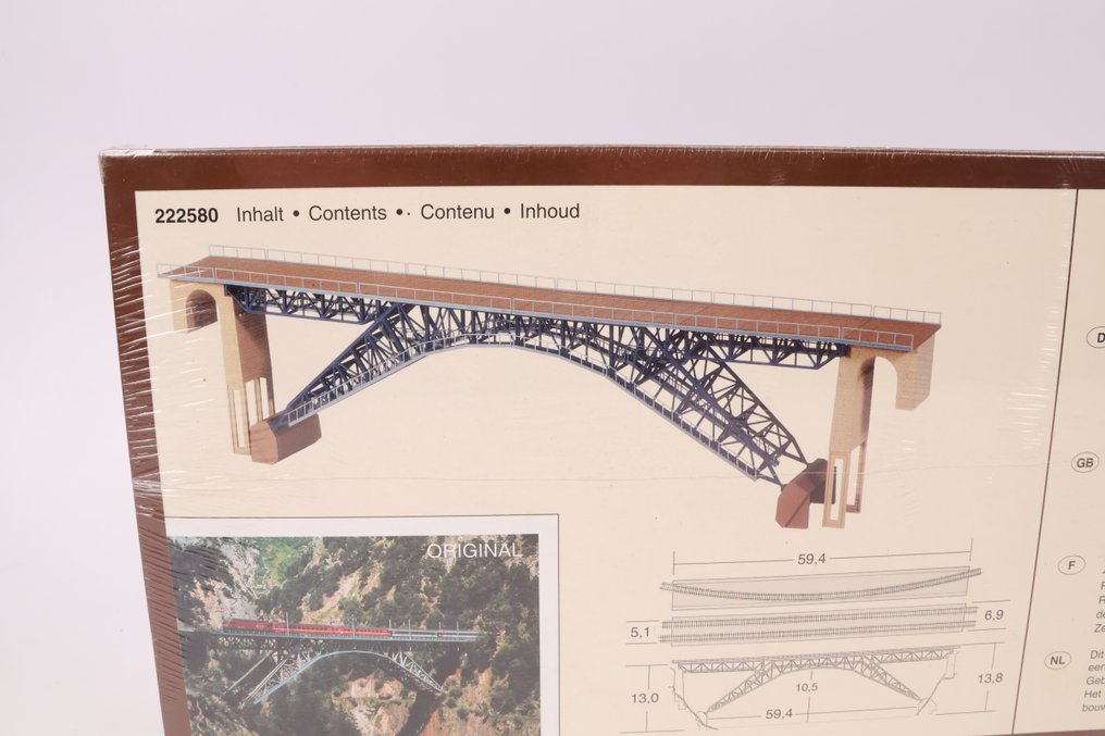 Faller N - 222580 - Κιτ κατασκευής τρένων μοντελισμού (1) - Πακέτο κατασκευής του γεφυριού Bietschtal. #2.1
