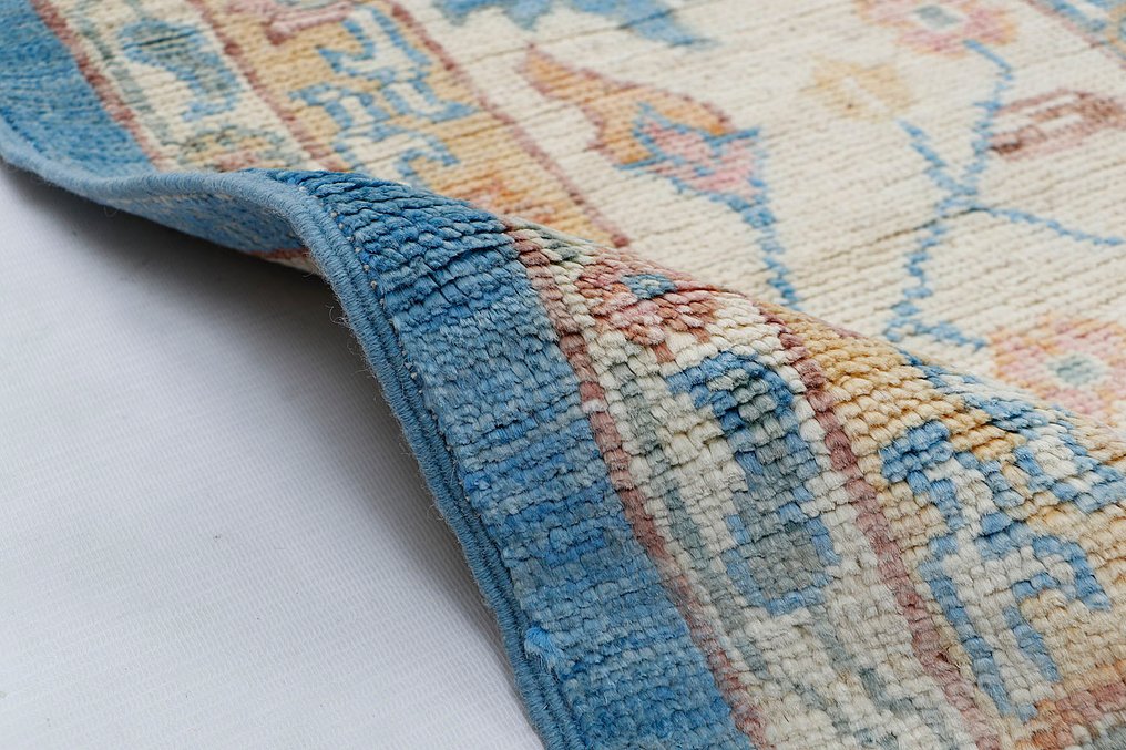 Afghan, Ziegler Kazak, Large Hand-knotted Traditional Oushak rug Unique High quality Premium wool - Carpet - 380 cm - 280 cm - New Handmade Designer rug #4.3