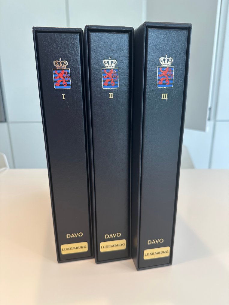 Lussemburgo 1940/2006 - Francobolli del Lussemburgo in 3 album Davo con custodie #1.0