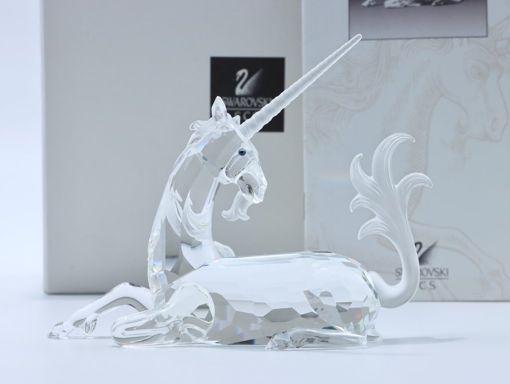Φιγούρα - Swarovski - Jaarstuk 1996 "Eenhoorn" (Boxed + certificate) - Κρύσταλλο #1.0