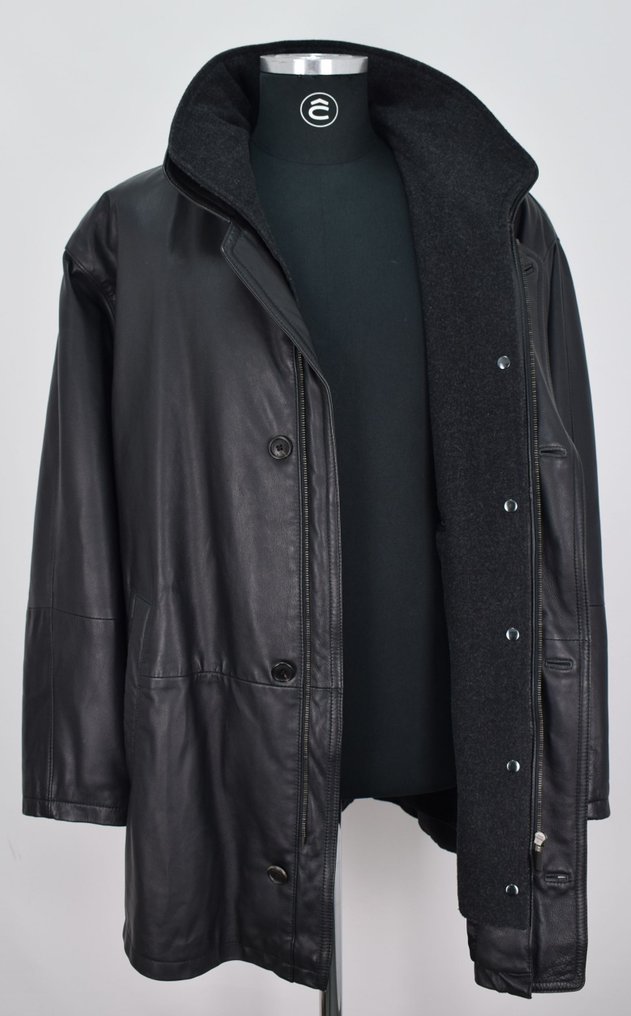 Burberry London Supersoft Lambskin With Winter Woolen Removable Lining - Giacca di pelle #3.2