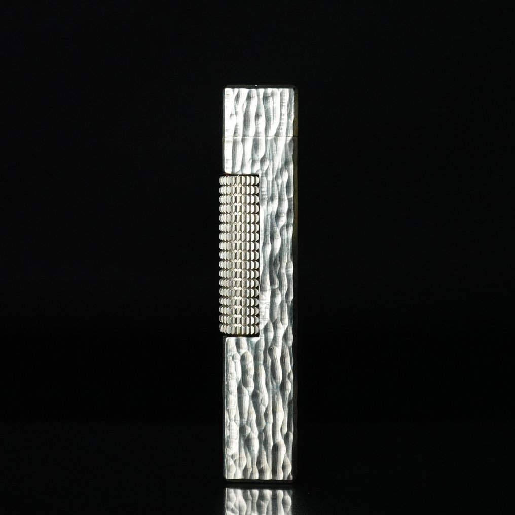 Dunhill - Bark Pattern Rollagas Lighter - 没有保留价 - 打火机 - 镀银 #2.1