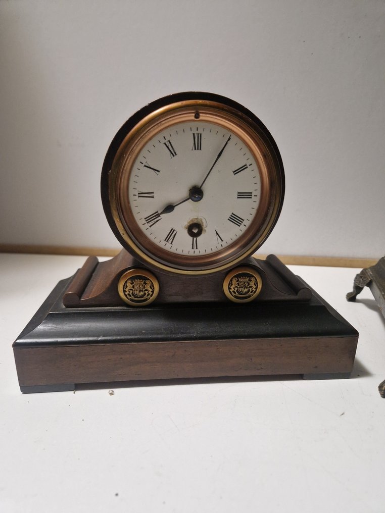 時鐘  (2) -  古董 木, 黃銅 - 1950-1980 #1.0