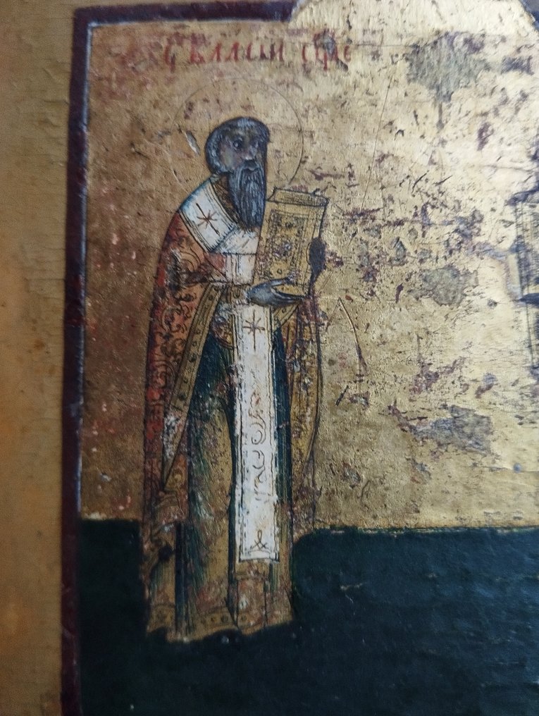 Icon - Two saints - Wood #3.2