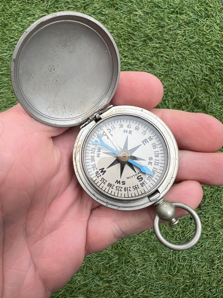 Πυξίδα διαφυγής / επιβίωσης Wittnauer της Πολεμικής Αεροπορίας των ΗΠΑ - Πιλότος - Πλήρωμα - πλήρως - Στρατιωτικός εξοπλισμός - 1941 #1.0