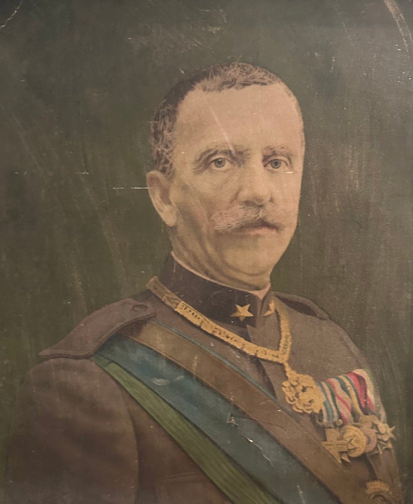 意大利学校 (XX) - Ritratto Re Vittorio emanuele || 1935 #1.0