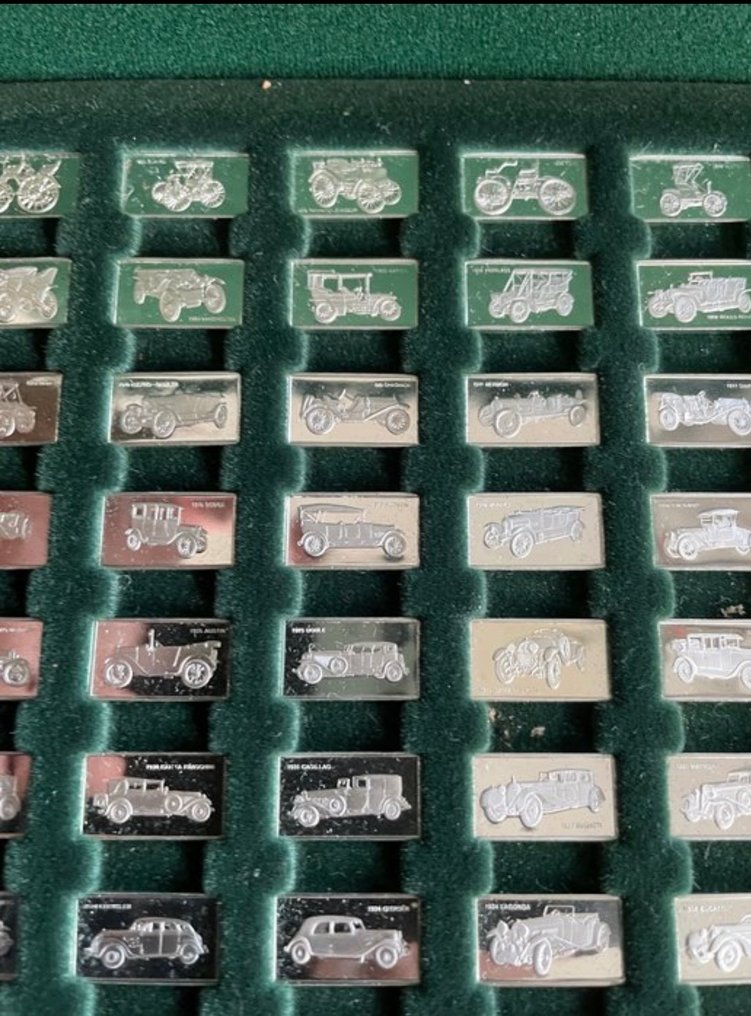 165 grams (100 x 1,65 gr) - Argento .925 - Franklin Mint, USA  (Senza prezzo di riserva) #3.2