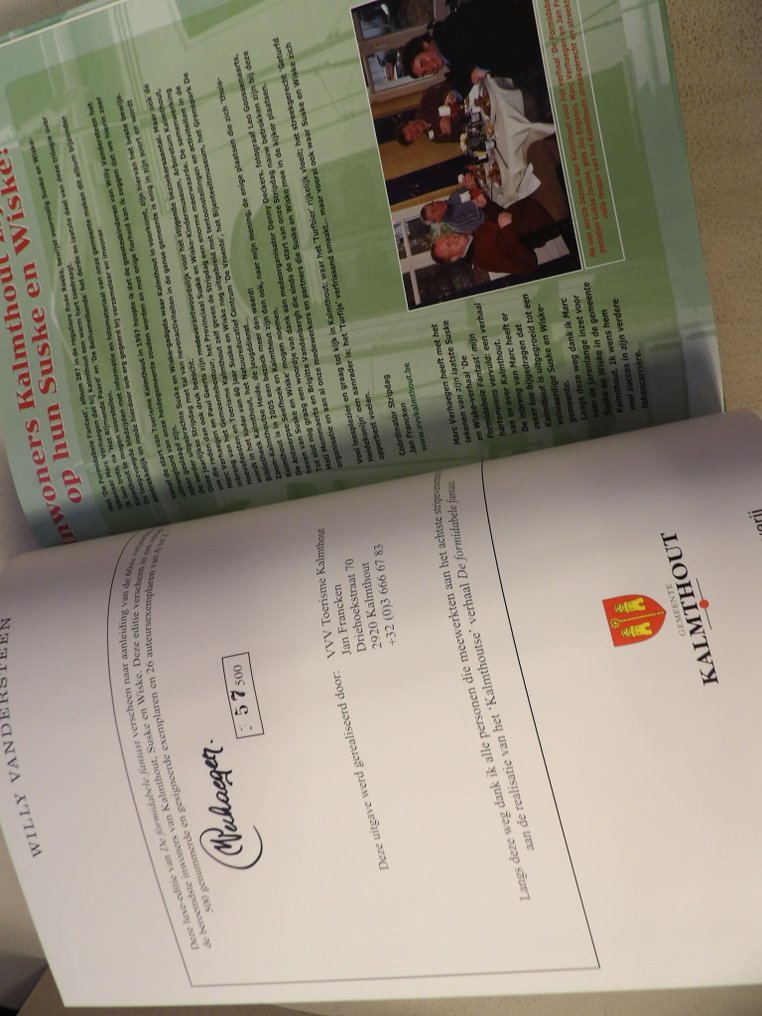 Suske en Wiske - De Formidabele Fantast - Luxe HC met linnen rug - 1 Album - Eerste druk - 2005 #3.2