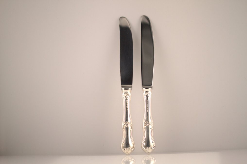 Guldsmedsaktiebolaget GAB - Table knife (2) - MEMA - .830 silver #4.3