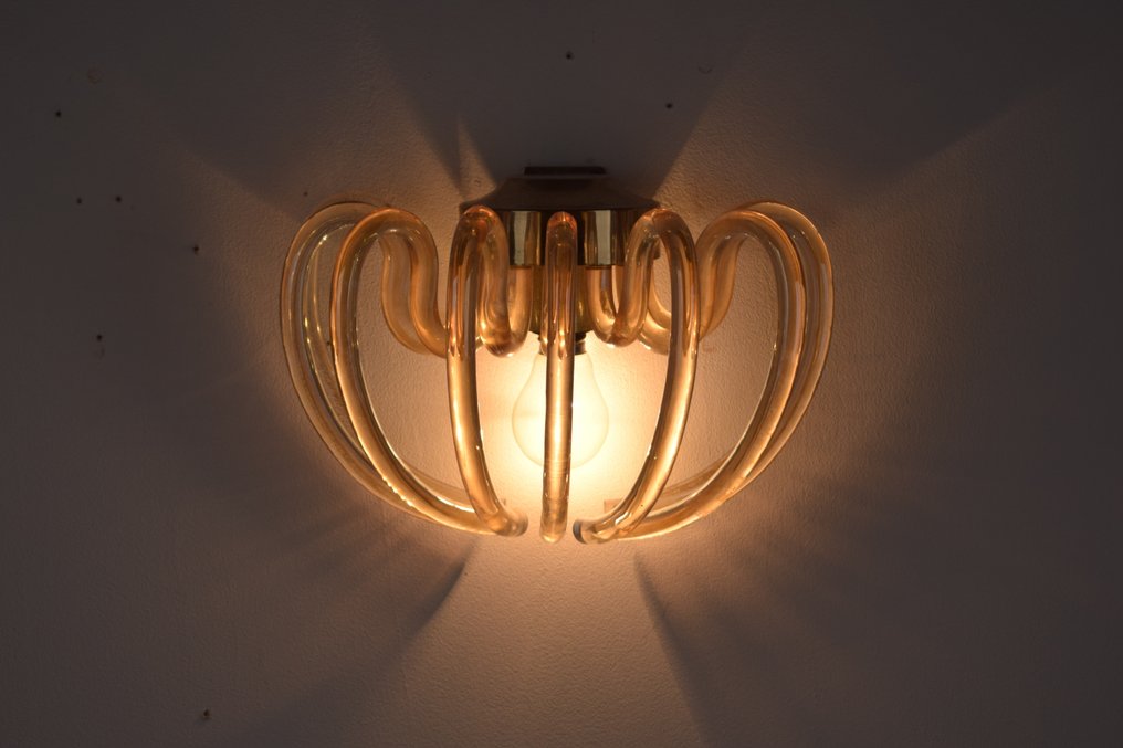 Murano - Απλίκα τοίχου - Γυαλί, Ορείχαλκος #1.0