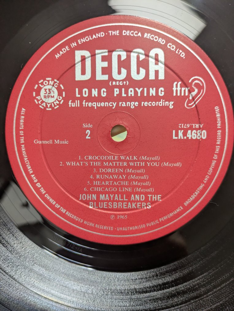 John Mayall - John Mayall Plays John Mayall - LP 專輯（單個） - 單聲道, 重新發行 - 1967 #2.1