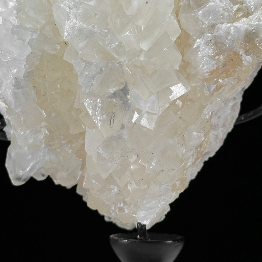 无底价 - 一对美丽的石英与黄铁矿 水晶簇配有定制底座- 1500 g - (2) #4.3