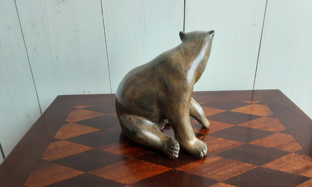 Figure - P. Chenet - Beer - 15 cm - Bronze #3.2