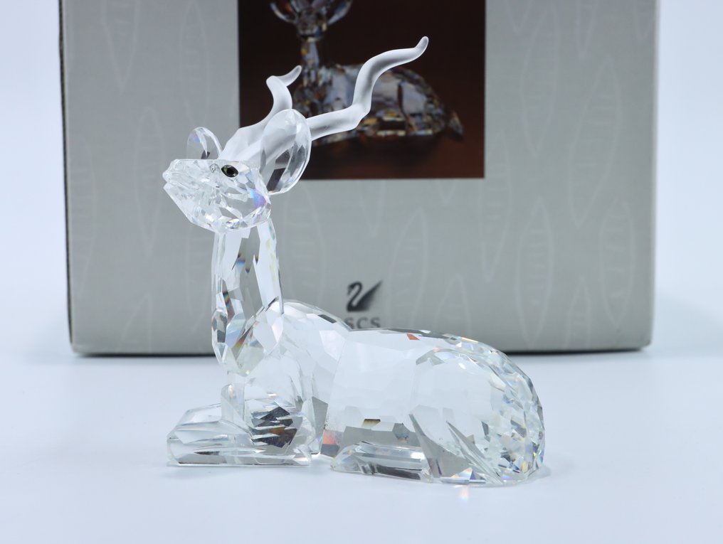 Statuetta - Swarovski - Jaarstuk 1994 "Koedoe" (Boxed) - Cristallo #1.0
