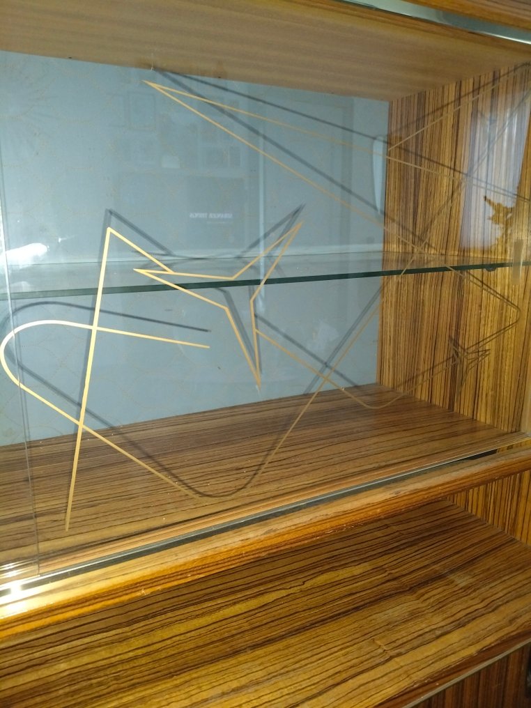 高板 - 木 - 复古展示柜 #1.0