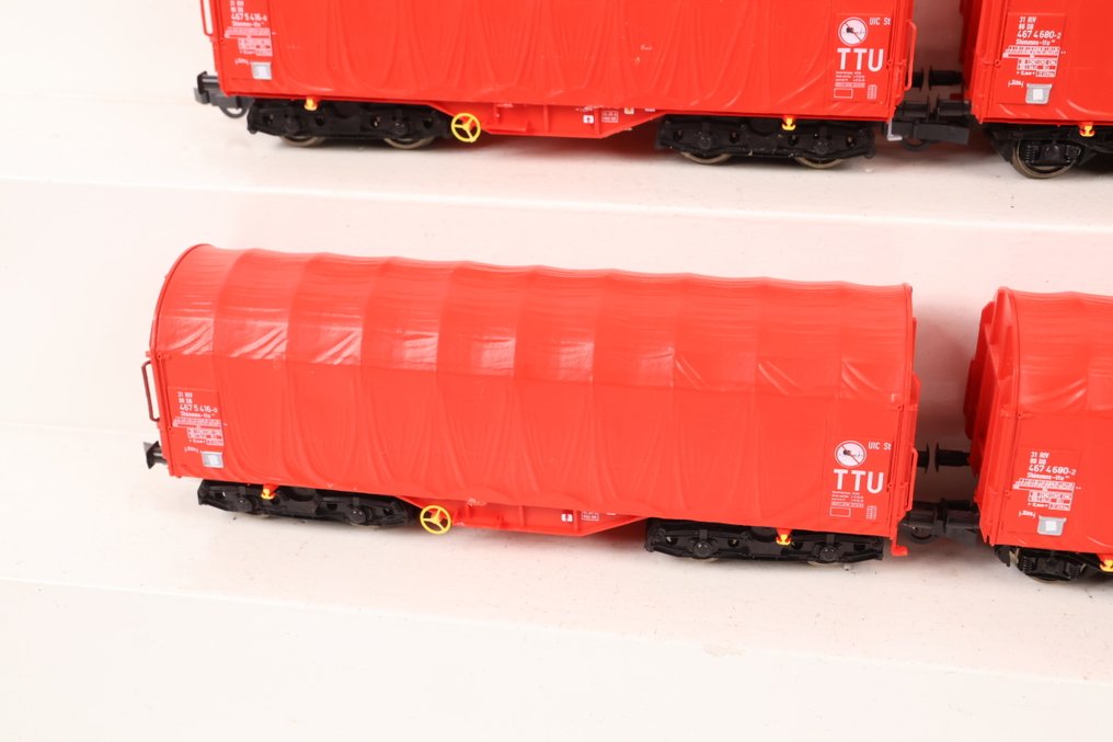 Roco H0 - Τρένο μοντελισμού μεταφοράς εμπορευμάτων (4) - Τέσσερα οχήματα - DB #4.3