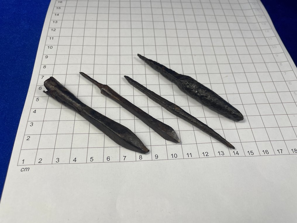 中世紀，十字軍時代 鐵（鑄／鍛） 箭頭 - 8 cm  (沒有保留價) #2.1