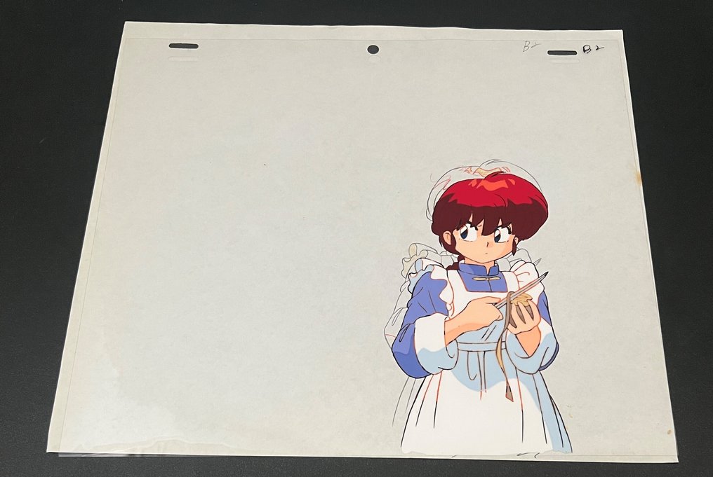 Rumiko Takahashi - 2 1 Original Cel + 1 Original Tegning - Ranma ½, Ranma ½ - COMPLETE Image - 1989 #1.0