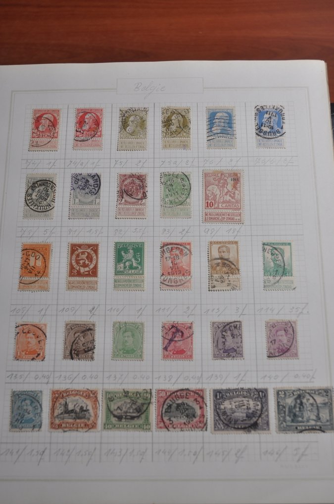 World  - Party with various countries in an album and stock books (253 photos). #3.2