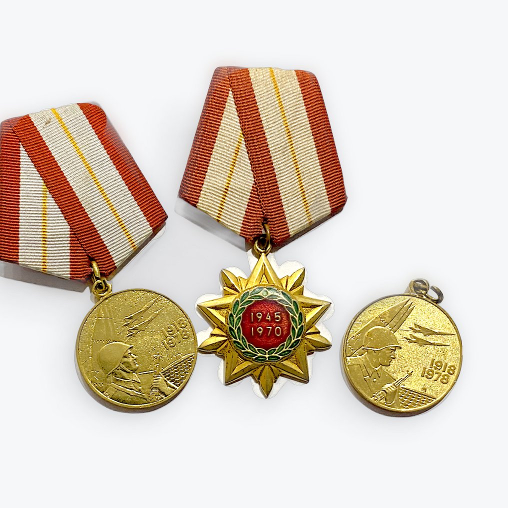 Ουγγαρία - Στρατιωτικό μετάλλιο - Σετ κομμουνιστικών μεταλλίων. #1.0