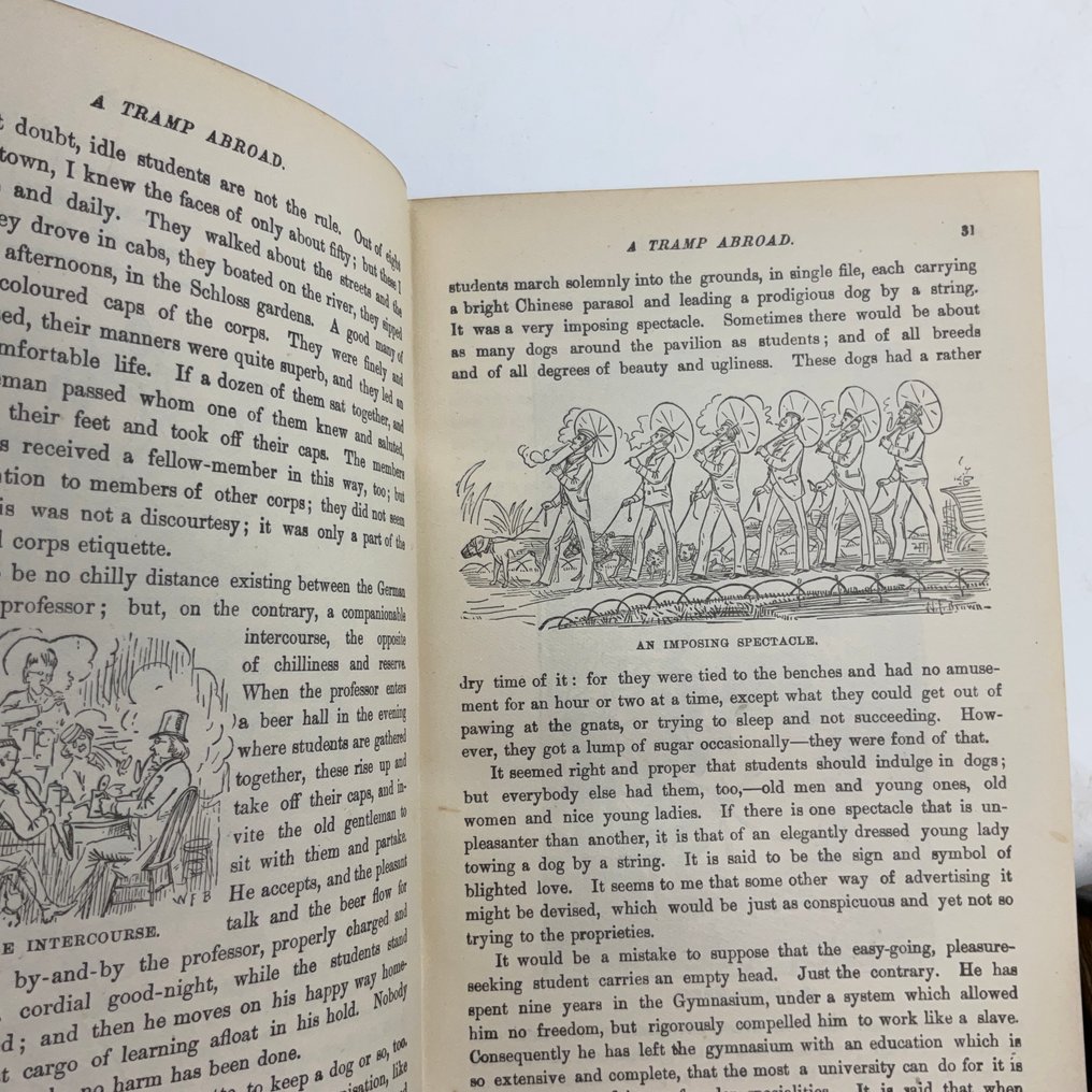 Mark Twain - Set of "A Tramp Abroad" and "More Tramps Abroad" - 1907-1909 #4.3