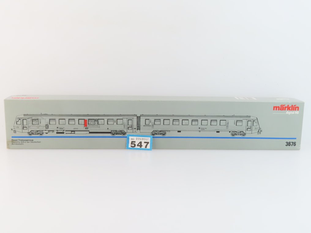 Märklin H0 - 3676 - Treinstel (1) - 2-delige set BR 628,2 - DB #2.1
