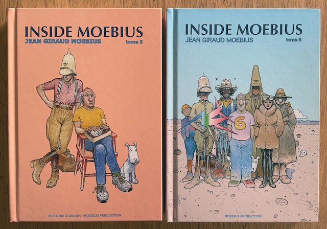 Inside Moebius T5 + T6 + ex-libris - 2x C - 2 Album - Eerste druk - 2008/2010 #1.0