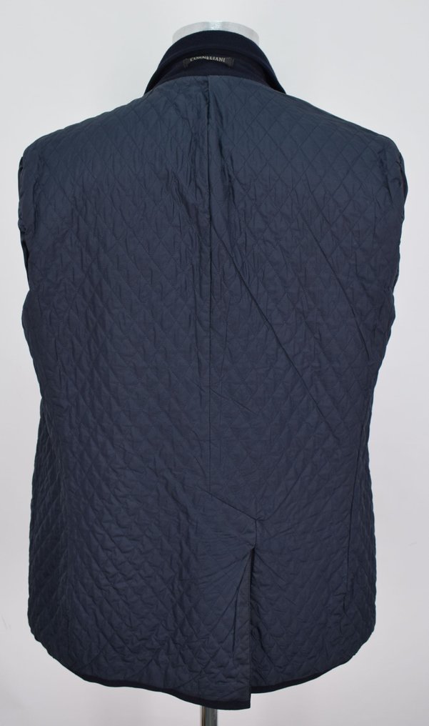 Corneliani Virgin Wool Doublebreasted With Quilted Lining Winter - Haină #4.3