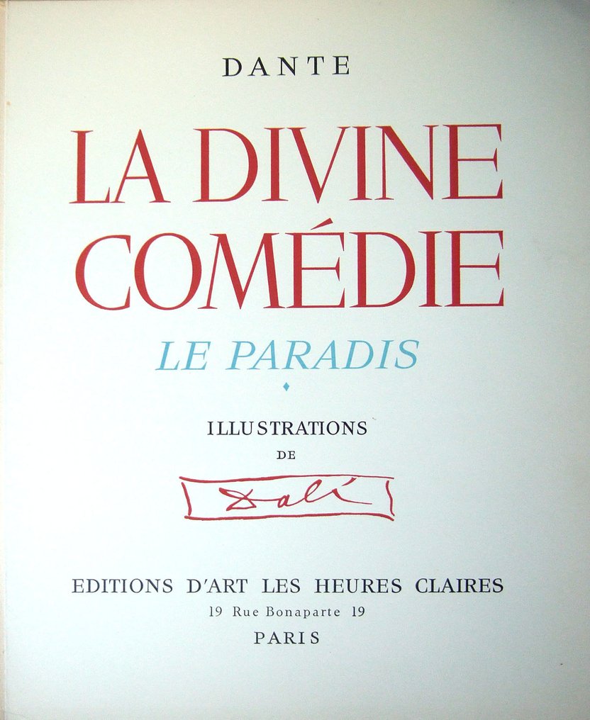 Dante / Salvador Dalí - La Divine Comédie + rare 7e volume de souscription - 1963 #2.1