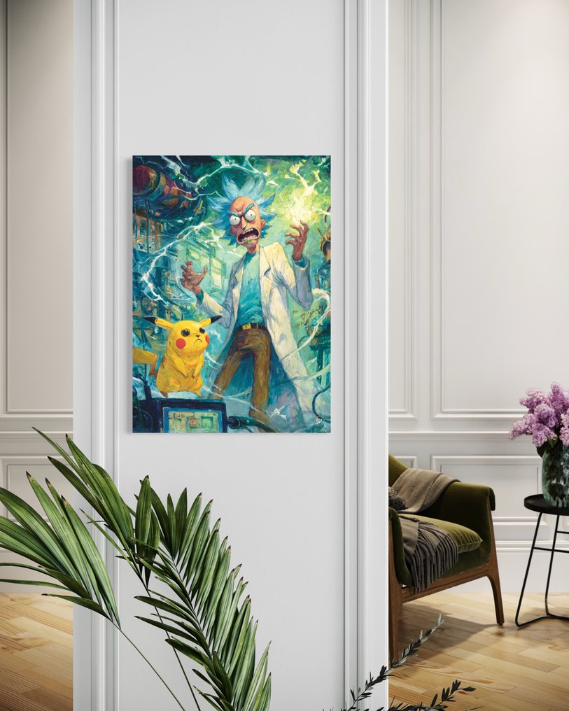 SDIMART 1996 - Pikachu and Rick Sanchez Rick and Morty Limited Edition #4.3