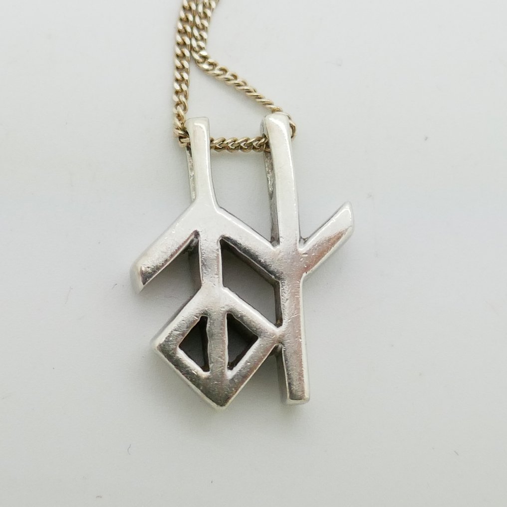 沒有保留價 - 頸鏈 銀 - Alrun - 智慧 #1.0