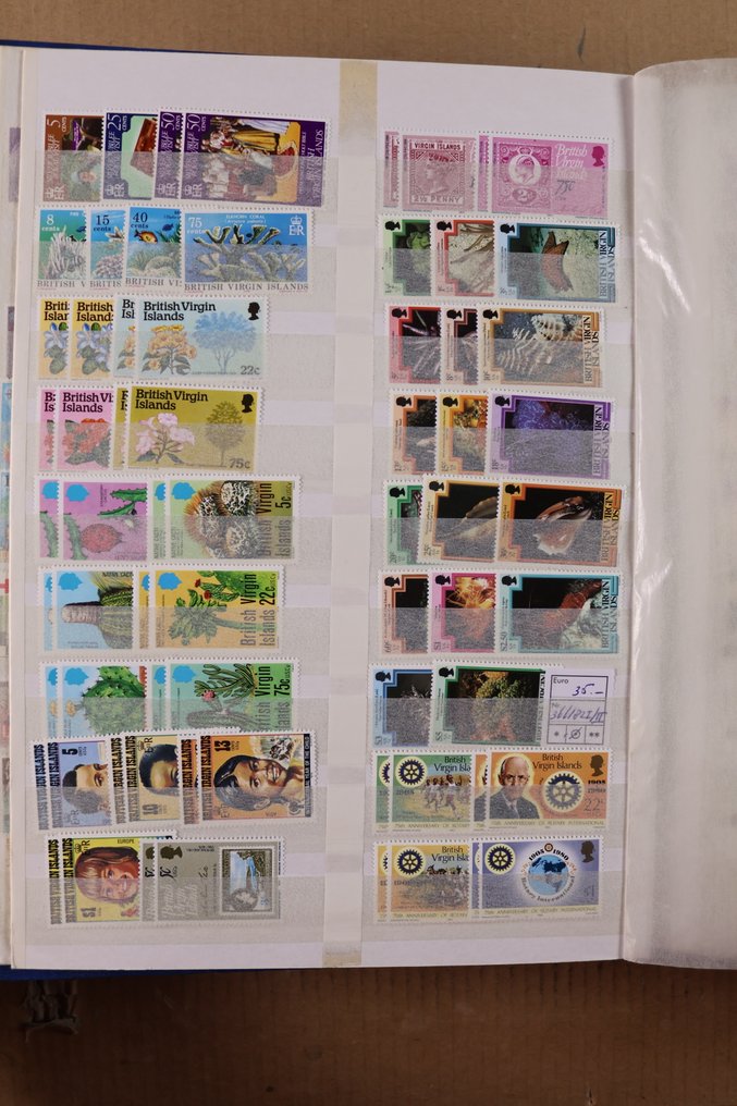 World 1924/2010 - Large stock in 1 Leuchtturm stock book #3.2