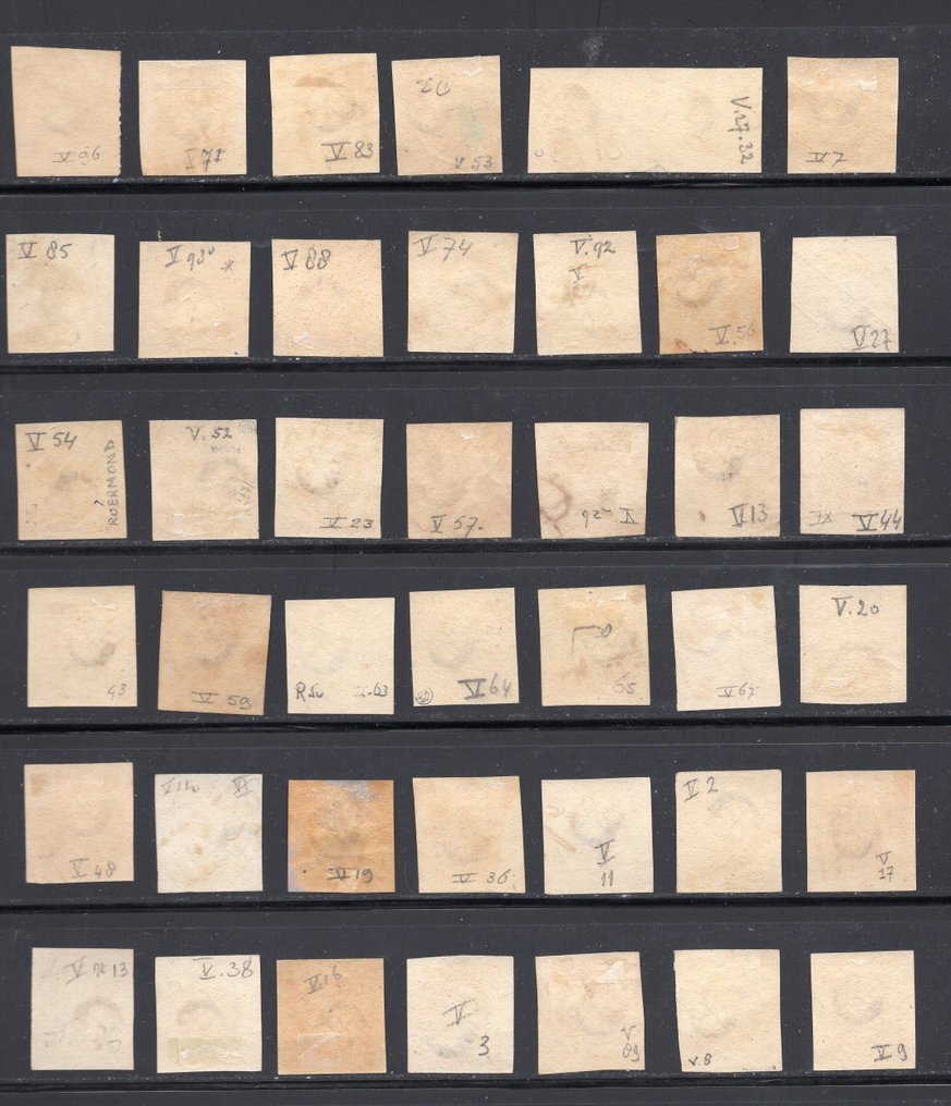 Ολλανδία 1852 - Βασιλιάς Willem III Ολλανδία - NVPH 2 #1.0