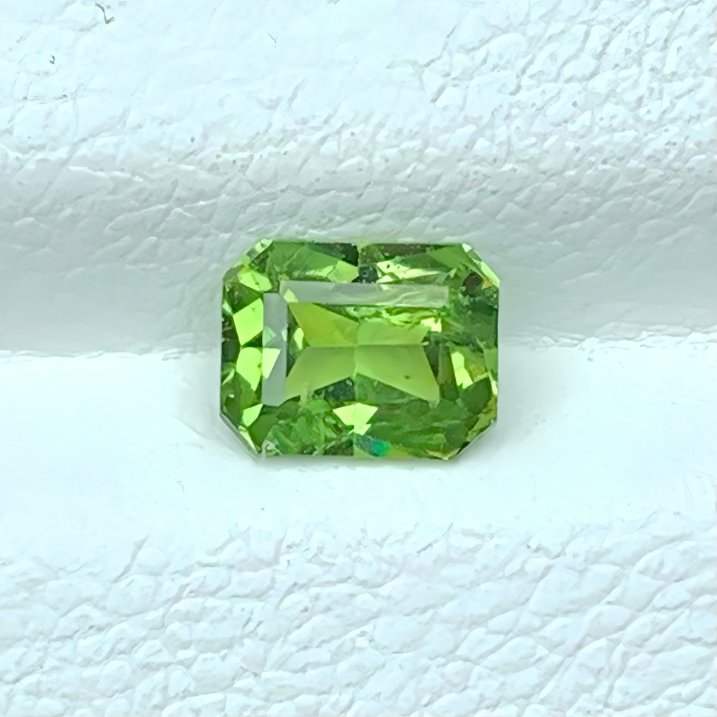 没有保留价 - 1 pcs  绿色 翠榴石  - 0.87 ct - 国际有色宝石协会（ICA GemLab） - 精确切割 #1.0