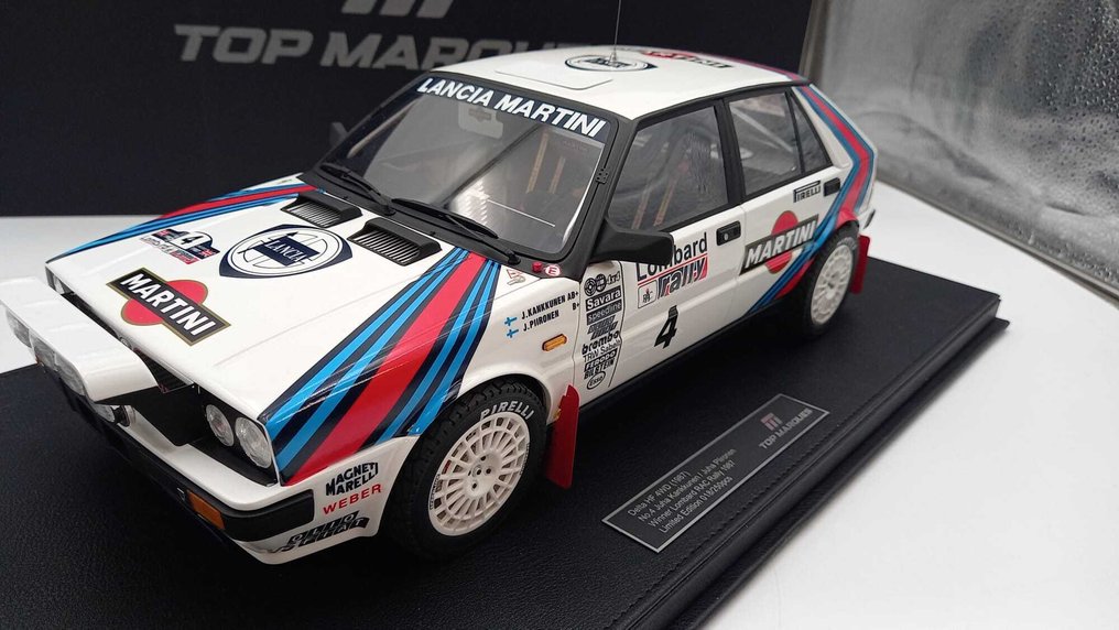 Top Marques 1:12 - Model car - Lancia Delta HF 4WD No.4 Winner Lombard RAC 1987 - (cod.B25) #1.0