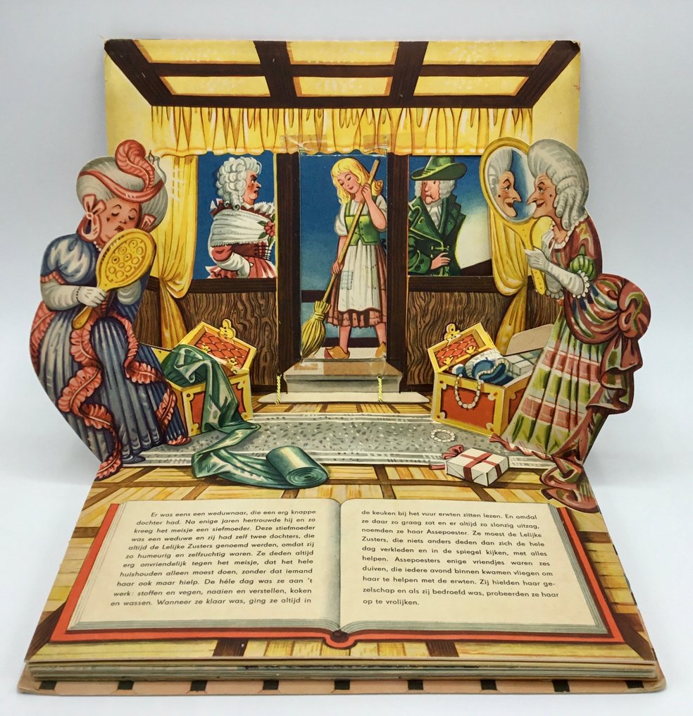 Vojtěch Kubašta - Assepoester - Pop-Up Boek - 1961 #1.0