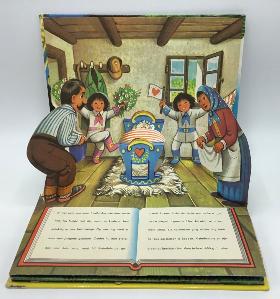 Vojtěch Kubašta - Kleinduimpje - Pop-Up Boek - 1971 #1.0