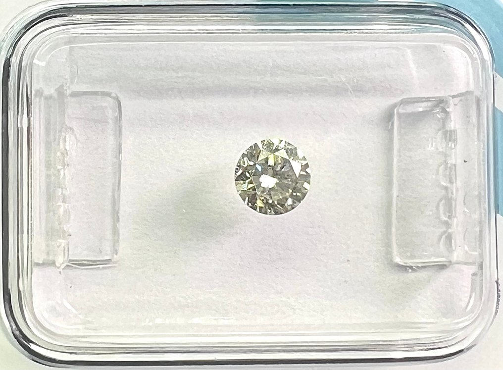 没有保留价 - 1 pcs 钻石  (天然)  - 0.30 ct - 圆形 - K - SI2 微内含二级 - 国际宝石研究院（IGI） #1.0