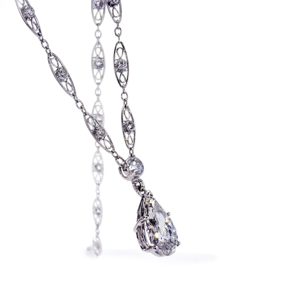 Κολιέ Πλατίνα -  2.66ct. tw. Διαμάντι (Φυσικό) - Διαμάντι #4.3