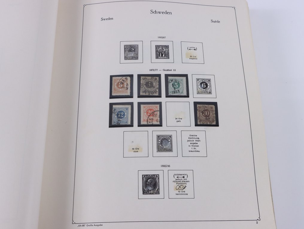 Suède 1872/1988 - Collection à partir de classique #3.2