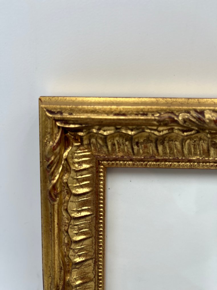 Ramă (2)  - Lemn - O pereche de rame aurii #3.2