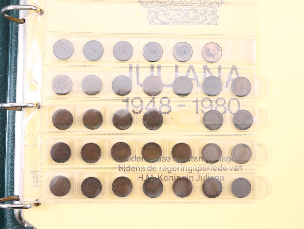 Nederland. "Uitzoekpartij diverse munten in 4 albums (8.96 KG)"  (Zonder minimumprijs) #2.1