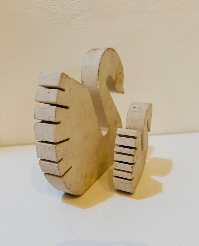 Fratelli Mannelli - Statue - Cigni in travertino  (2) - travertino #3.2