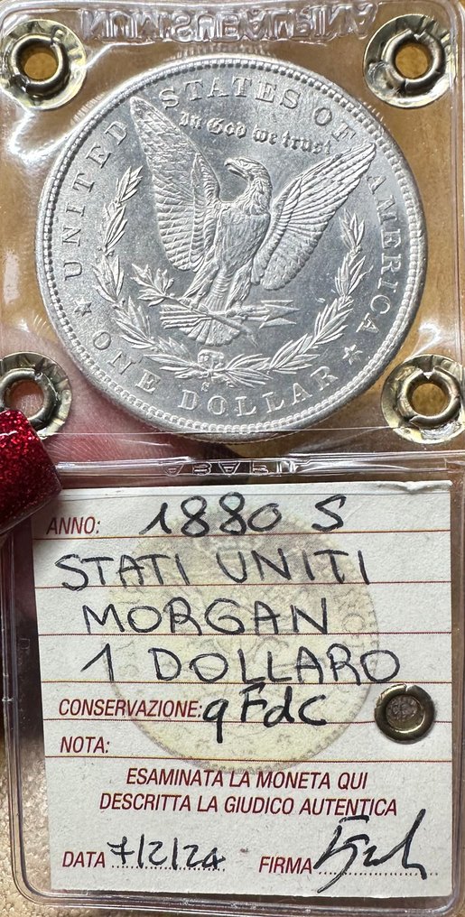 Amerikas forente stater. Morgan Dollar 1880-S, San Francisco #2.1