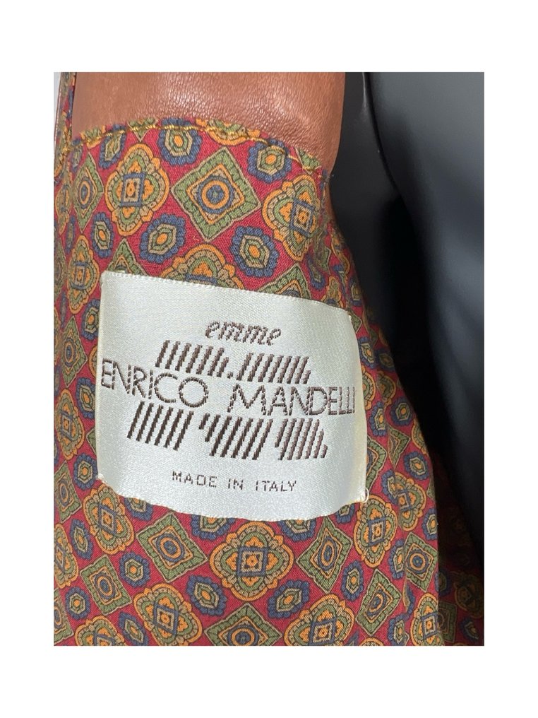 Enrico Mandelli 100% Suede Leer - Skinnjacka #4.3